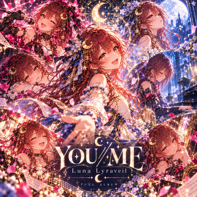 YOU // ME album cover, the many faces of Luna